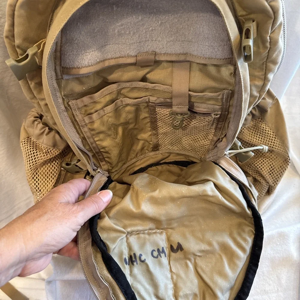 Kelty MAP 3500 Amron‎ Military Outdoors Hike Backpack Tan Khaki With Waist Belt